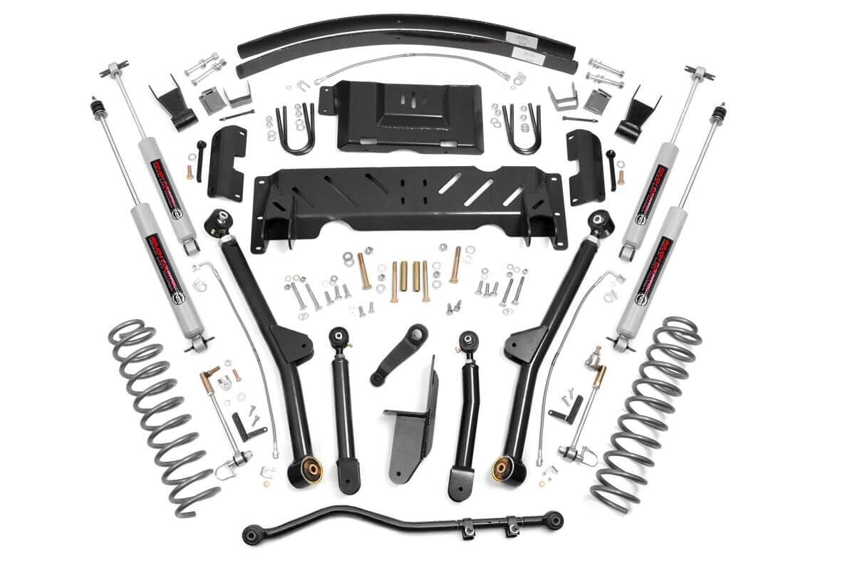 4.5 Inch Lift Kit | Long Arm | RR AAL | NP231 | Jeep Cherokee XJ 4WD (84-01) Rough Country