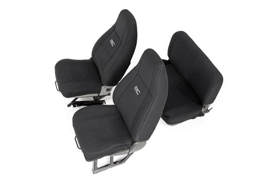 Seat Covers | Front and Rear | Jeep Wrangler YJ 4WD (1987-1990) Rough Country